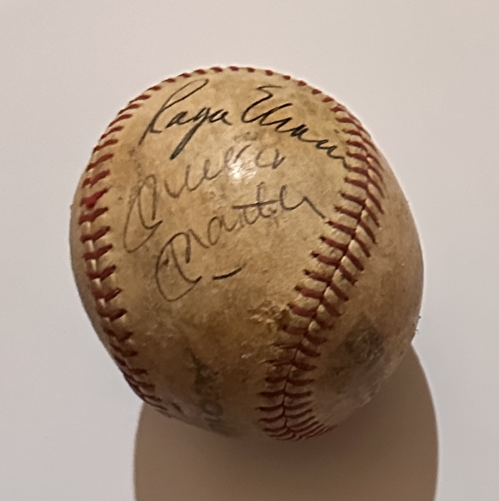 Roger Maris Mickey Mantle Autographed Baseball