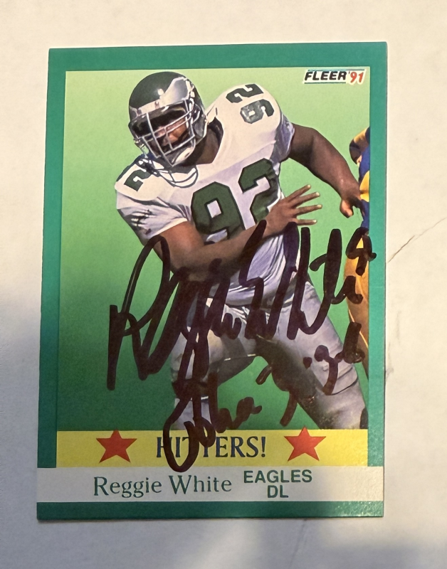 Reggie White Autographed CARD