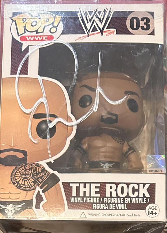 The Rock Autographed FUNKO