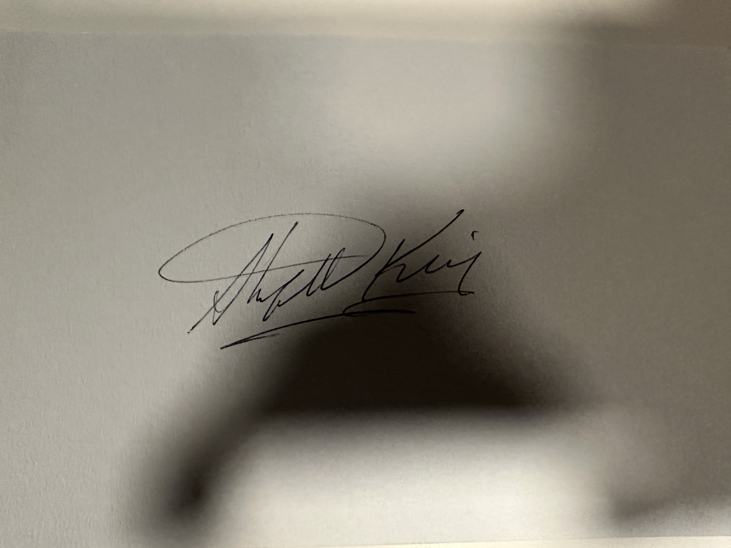 Stephen King Autographed Card 