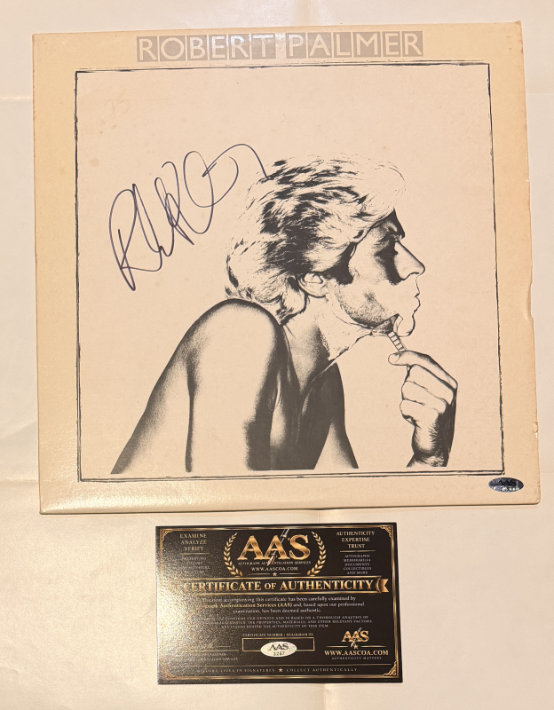 Robert Palmer Autographed Album