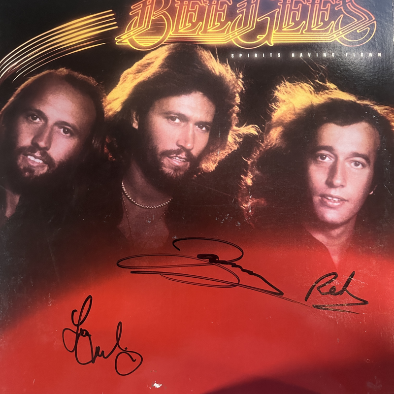 Bee Gees Autographed Album Cover