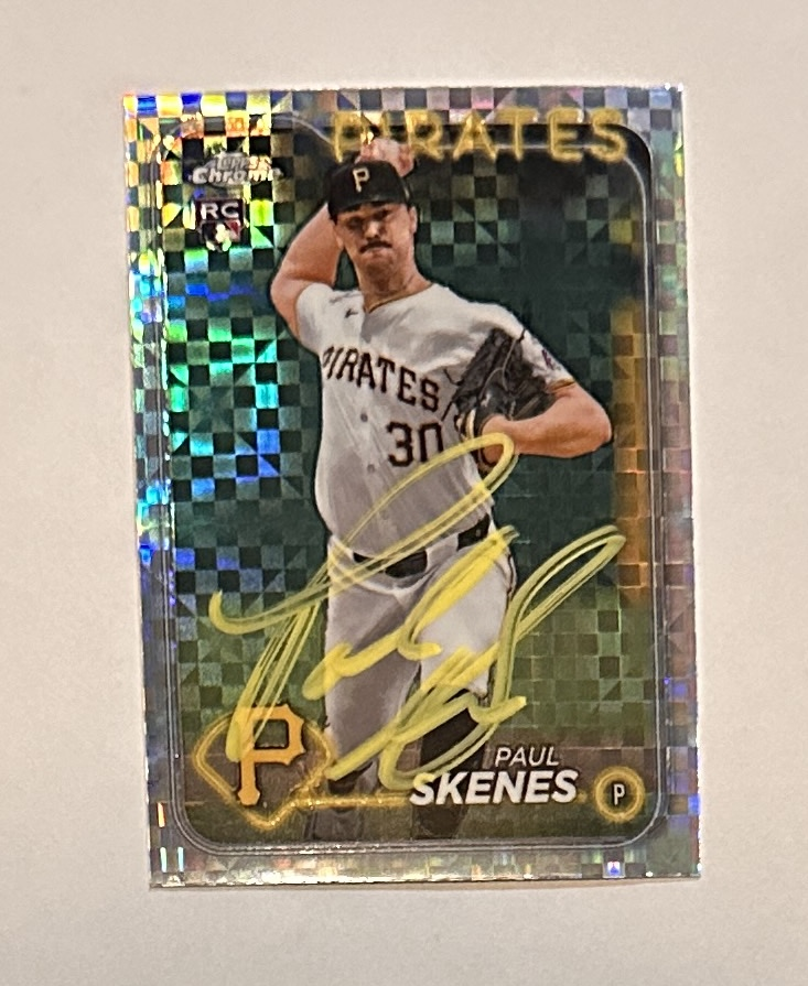 Mickey Mantle Autographed Baseball w/ Stats!