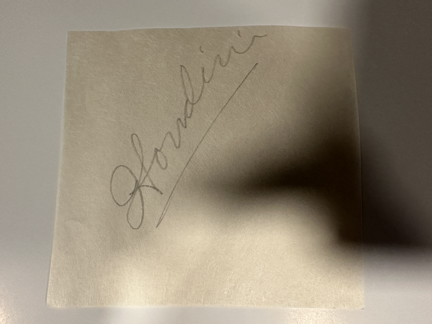 Houdini Cut Autograph