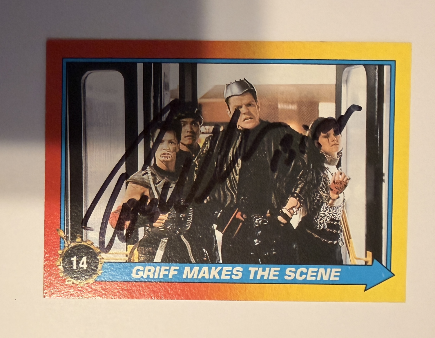 Tom Wilson BIFF Autographed Card 