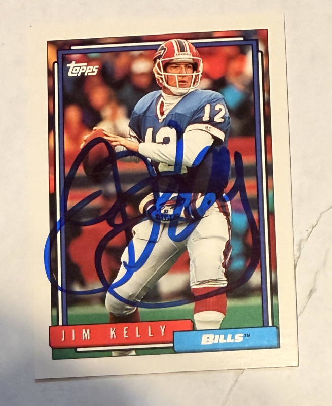 Jim Kelly Autographed CARD