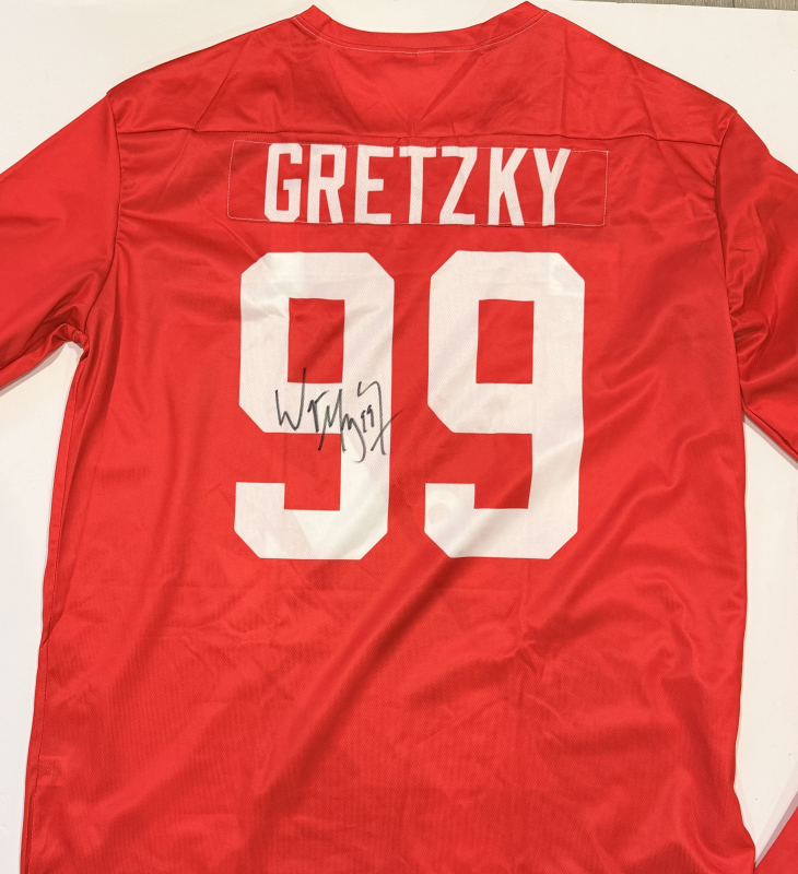Wayne Gretzky Autographed Jersey AAS COA
