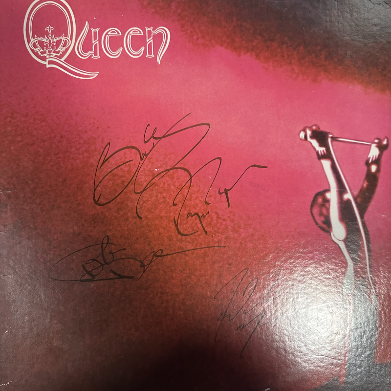 Queen Autographed Album Cover