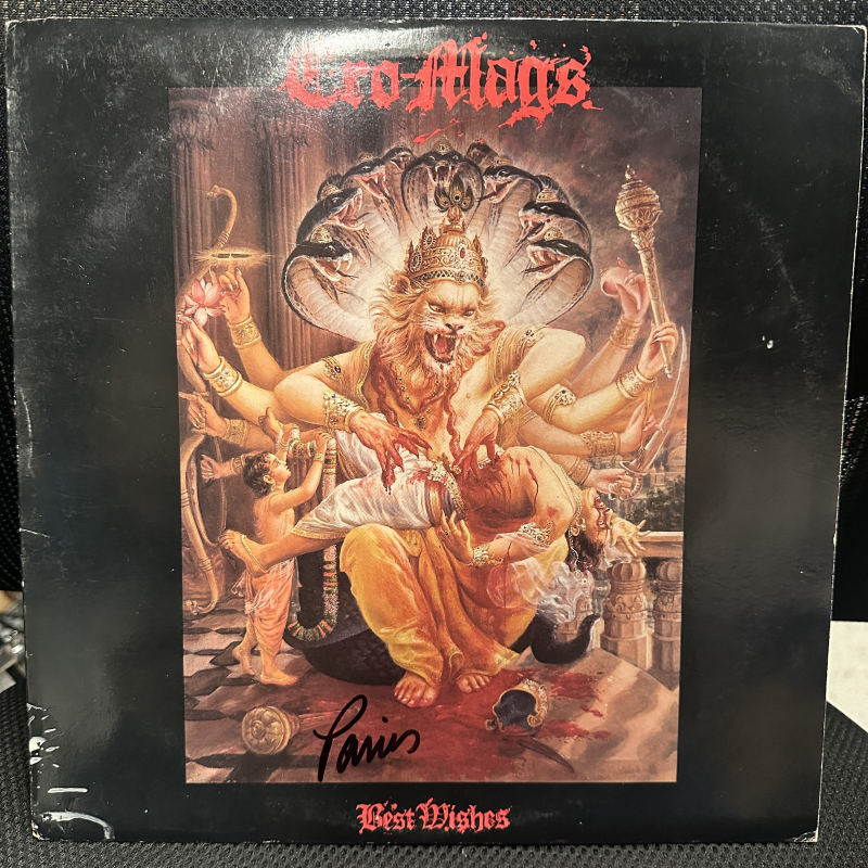 Cro-Mags – Best Wishes AUTOGRAPHED BY PARIS!!