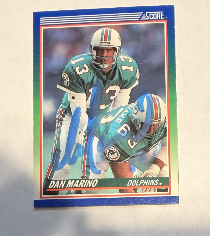 Dan Marino Autographed Card