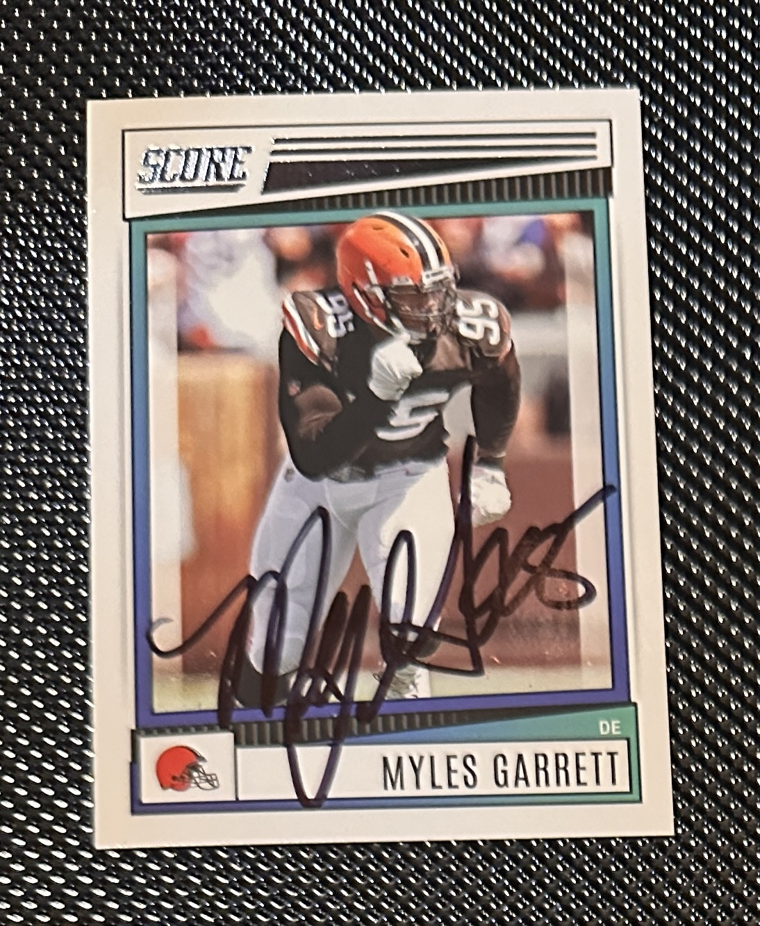 Myles Garrett Autographed Card 