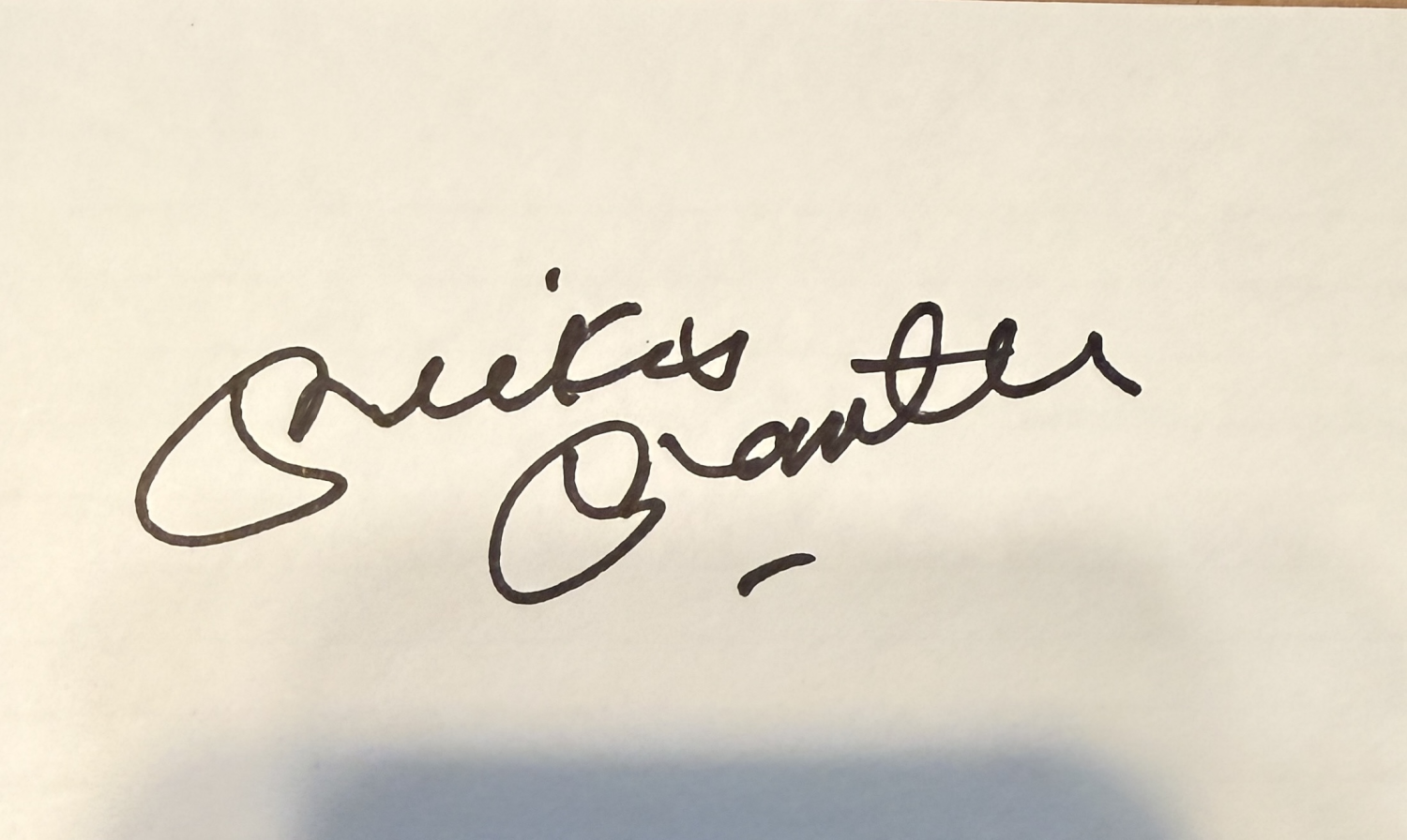 Mickey Mantle Autographed CARD