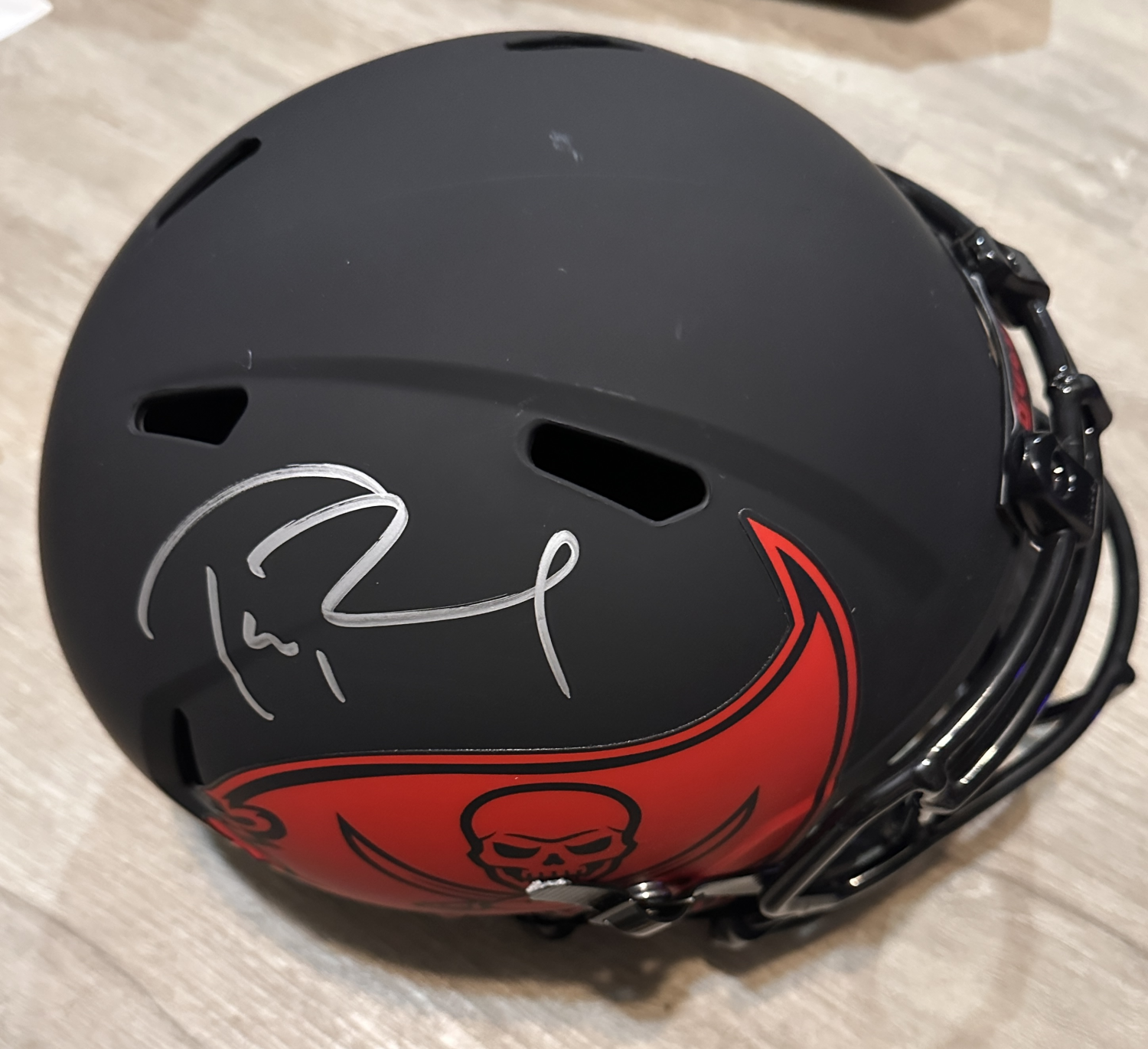 Tom Brady Autographed Buccaneers Full Size Helmet