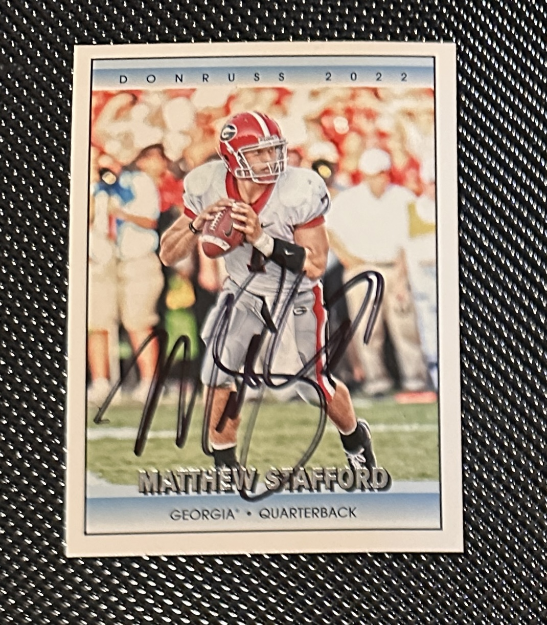 Matthew Stafford Autographed CARD 