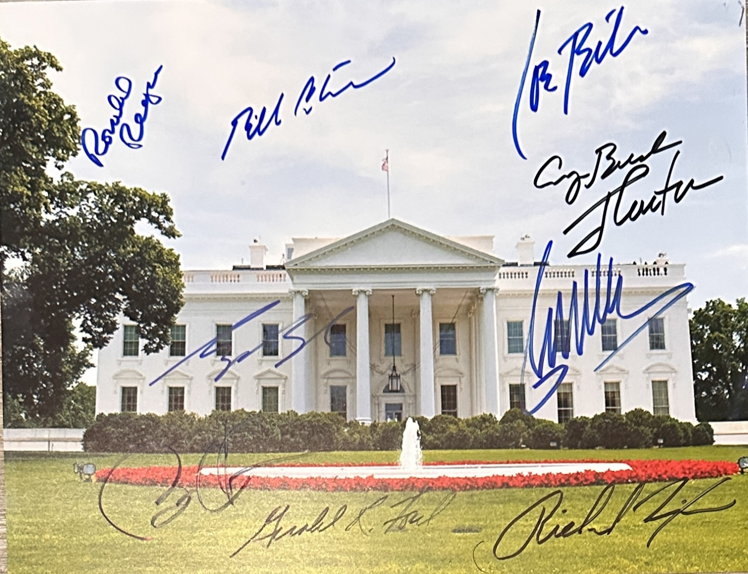 US Presidents Autographed 8x10 