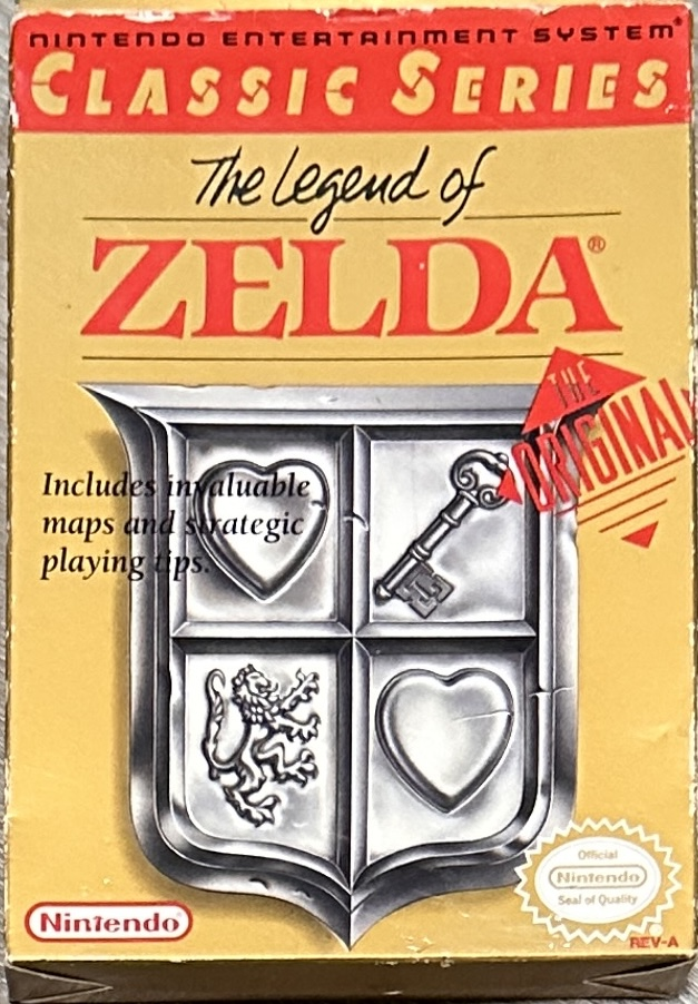 Legend of Zelda Original Video Game Complete