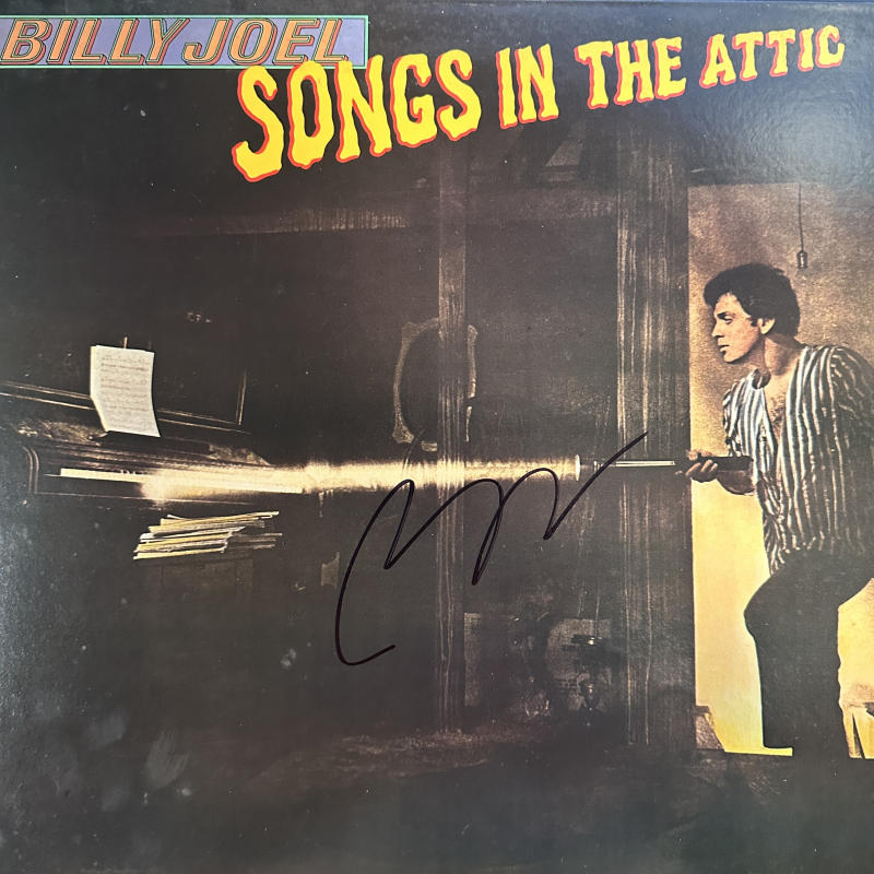 Billy Joel Autographed Album Cover