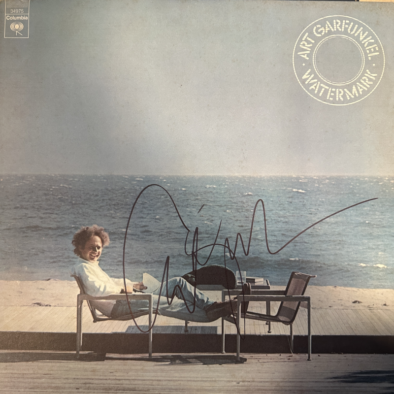 Art Garfunkel Autographed Album Cover