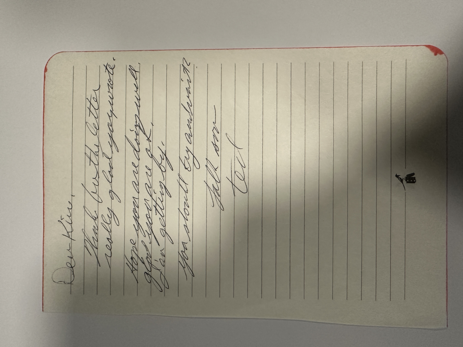 Ted Bundy Handwritten Letter