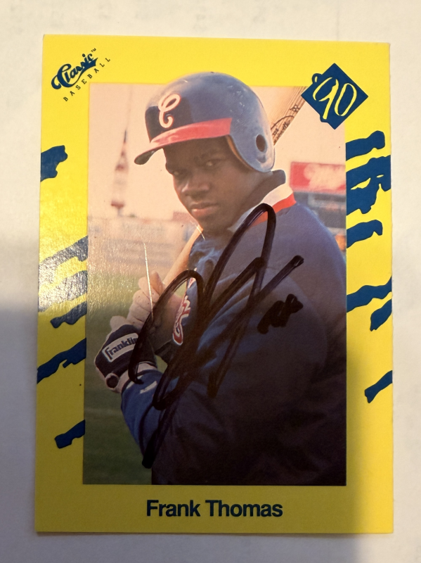 Frank Thomas AUTOGRAPHED Card