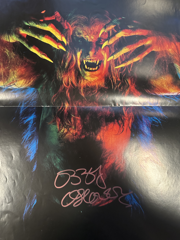 Ozzy Osbourne Autographed Poster