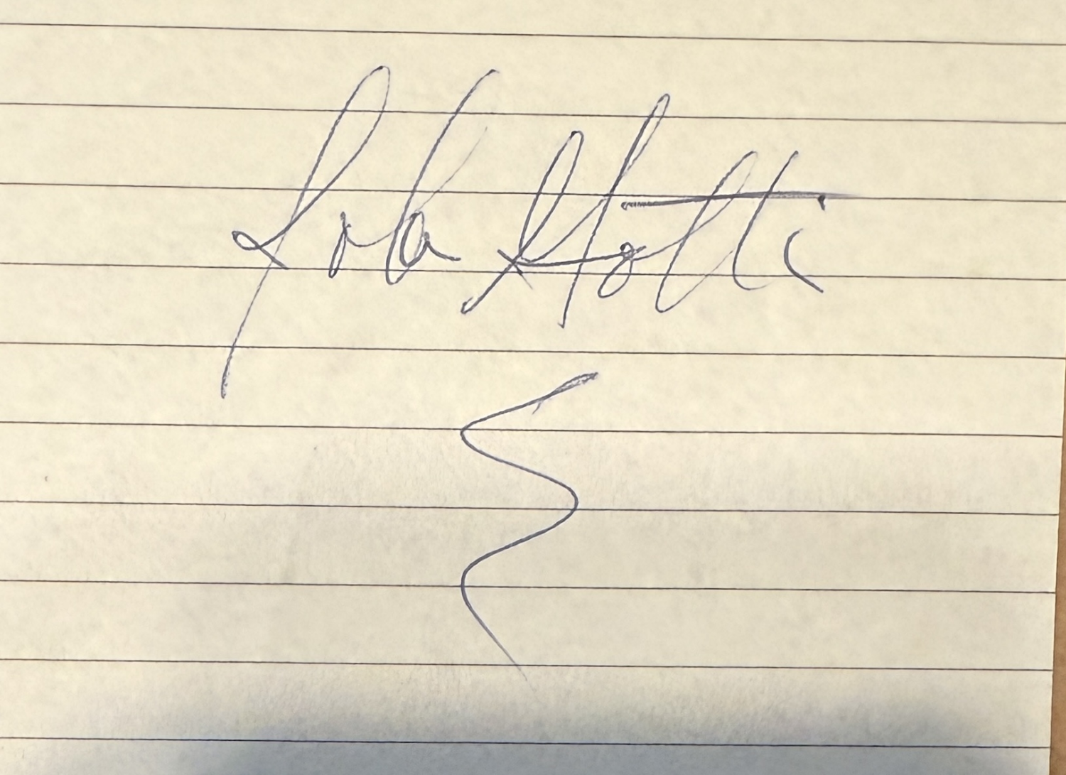 John Gotti Autographed Book Page