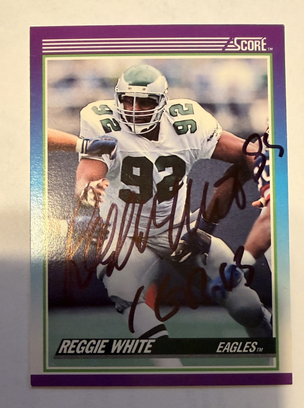 Reggie White Autographed Card