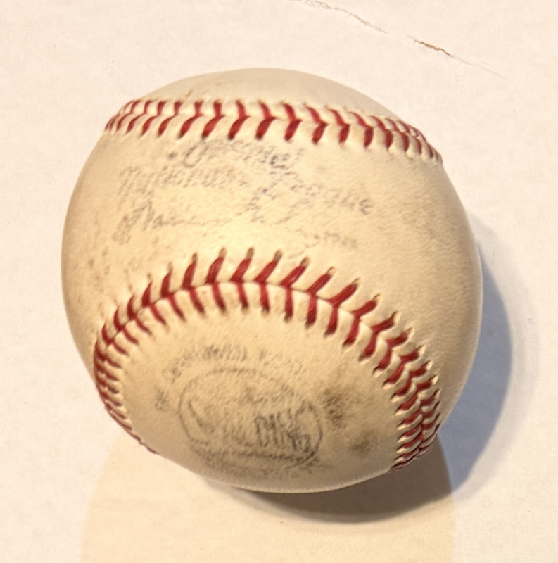 John F. Kennedy Autographed Giles Baseball!