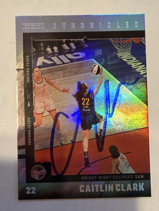 Caitlin Clark Autographed CARD