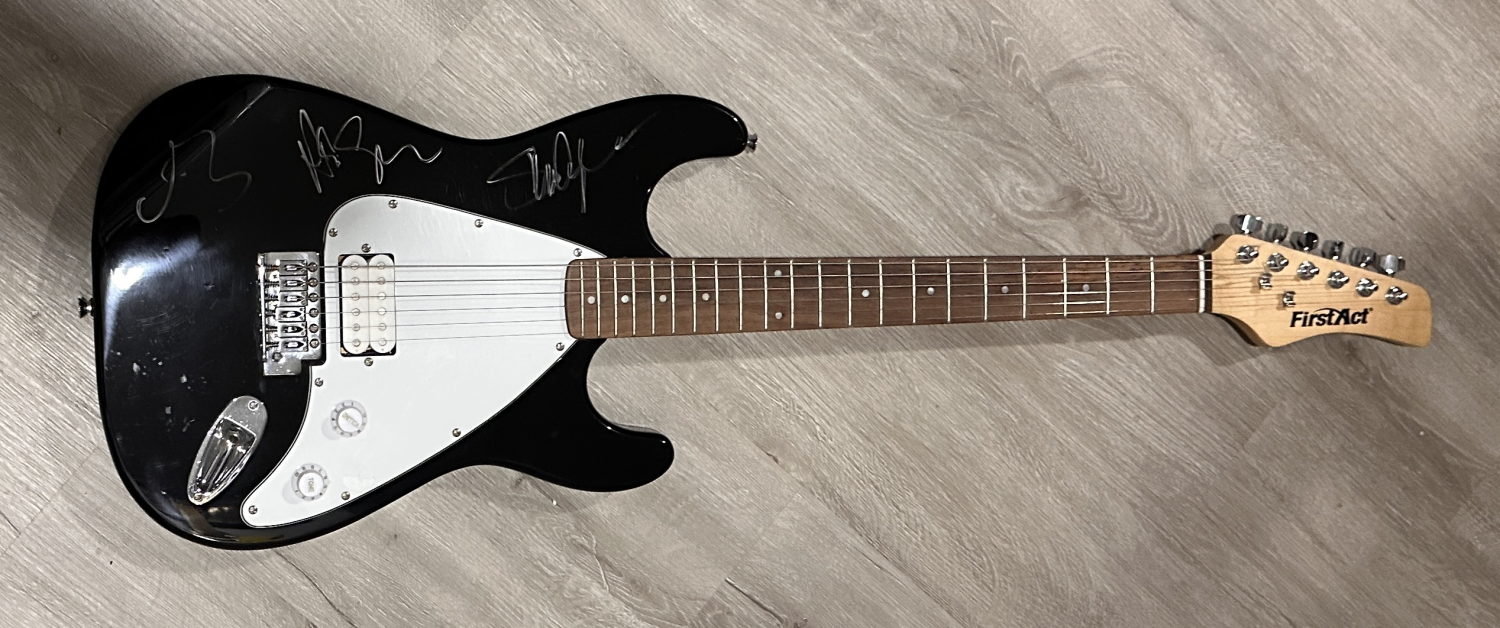 The Police Autographed Guitar 