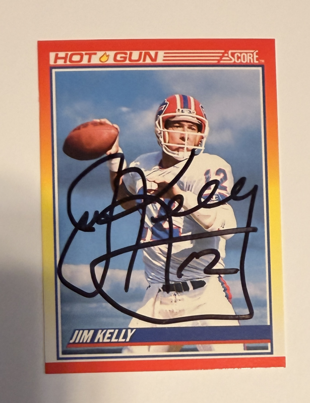 Jim Kelly Autographed CARD 