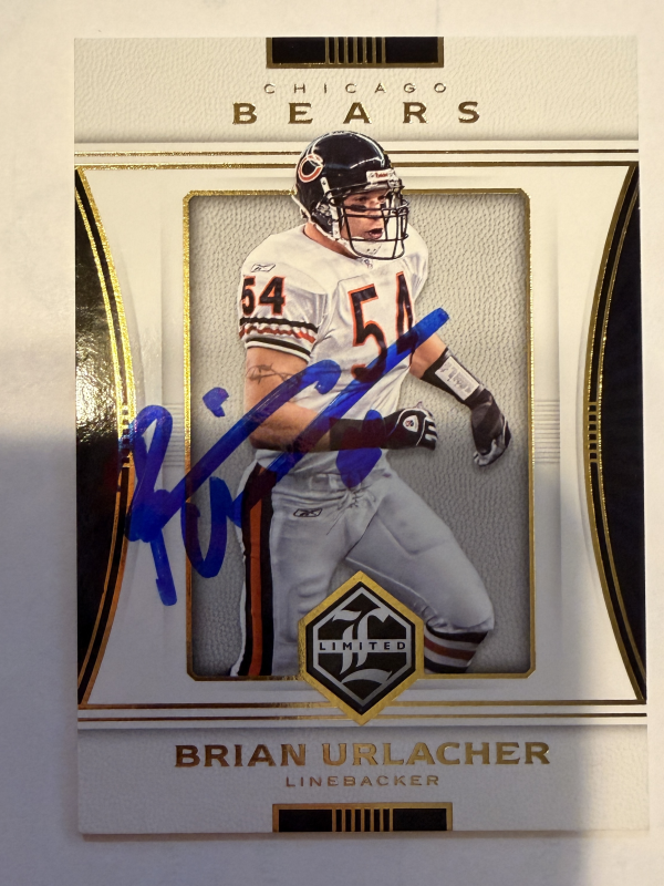 Brian Urlacher Autographed Card