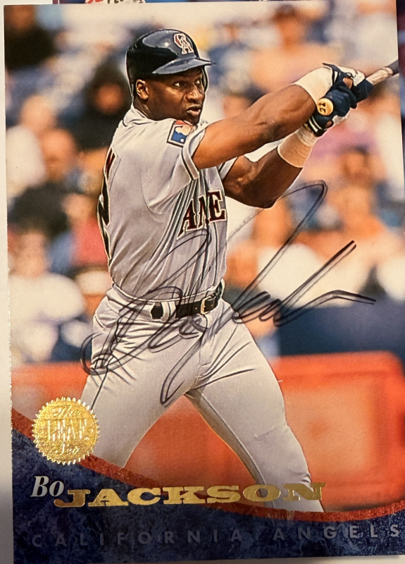 Bo Jackson Autographed CARD