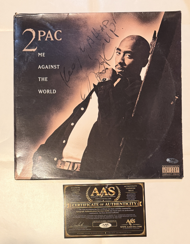 Tupac Autographed Album! Very rare