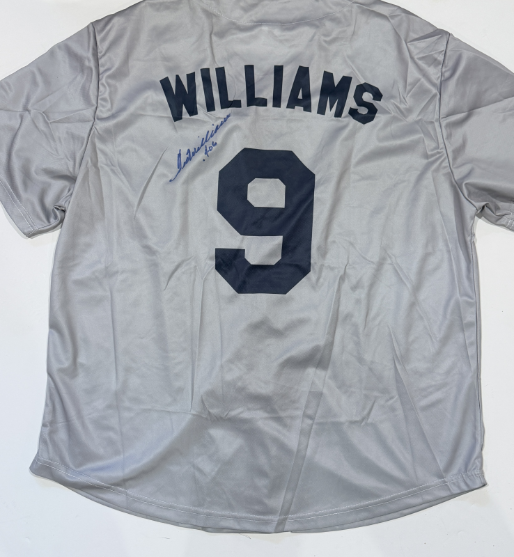 Ted Williams Autographed Red Sox Jersey COA