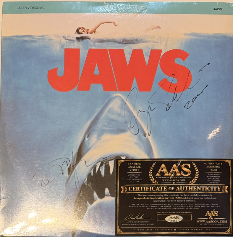Jaws Soundtrack Autographed Dreyfuss Schneider