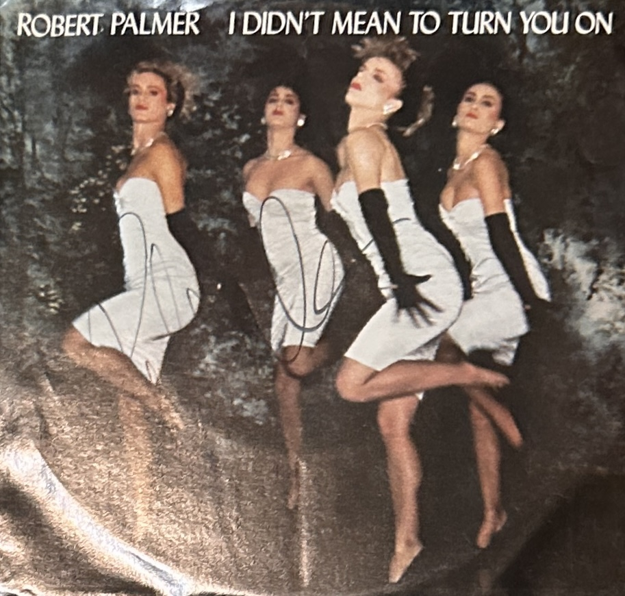 Robert Palmer Autographed RECORD 45 Single
