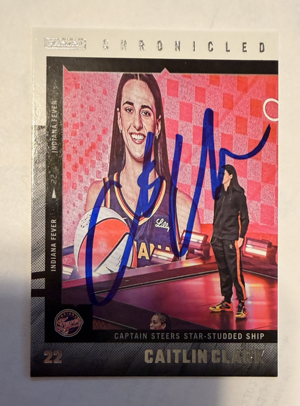 Caitlin Clark Autographed CARD