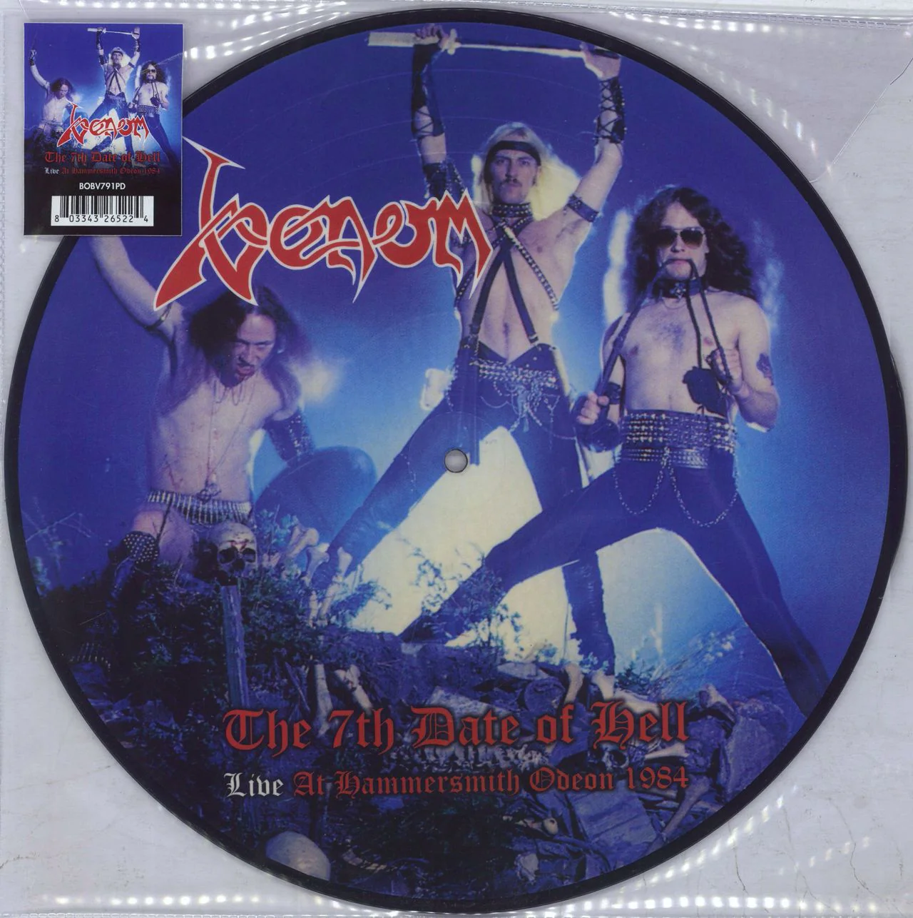 Venom The 7th Date Of Hell-Live At Hammersmith Odeon - Picture Disc UK Picture disc LP