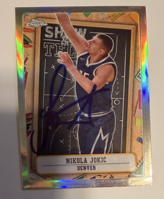 Nikola Jokic Autographed Card 