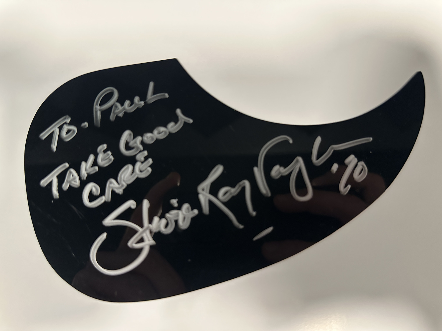Paul McCartney AUTOGRAPHED Pickguard