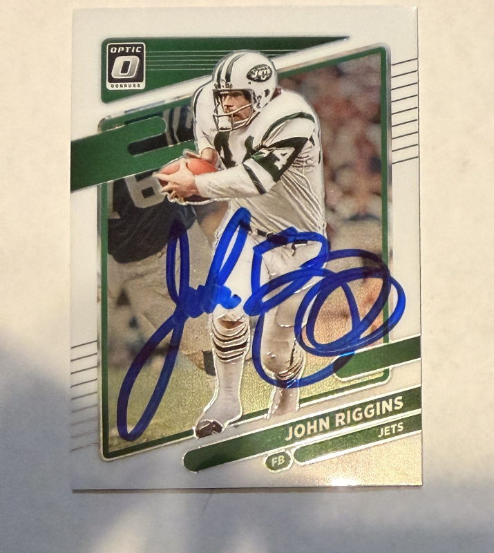 John Riggins Autographed CARD