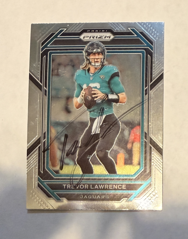 Trevor Lawrence Autographed CARD