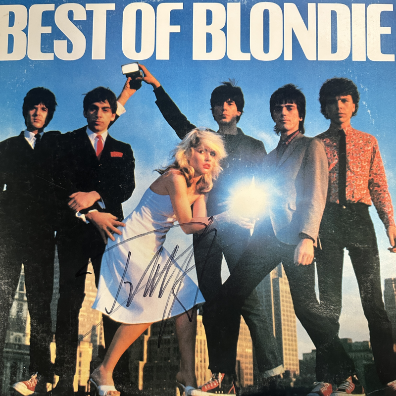 Debbie Harry Autographed Album Cover