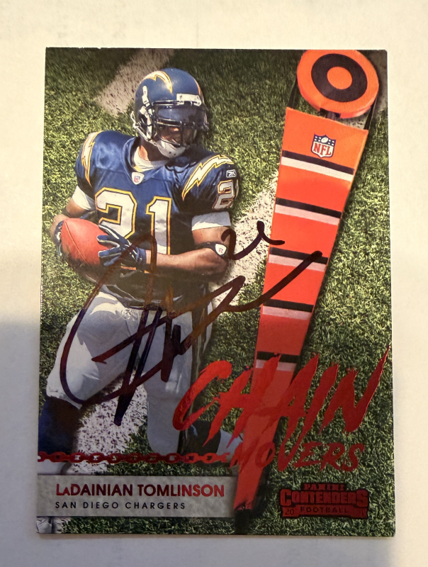 LaDainian Tomlinson Autographed CARD