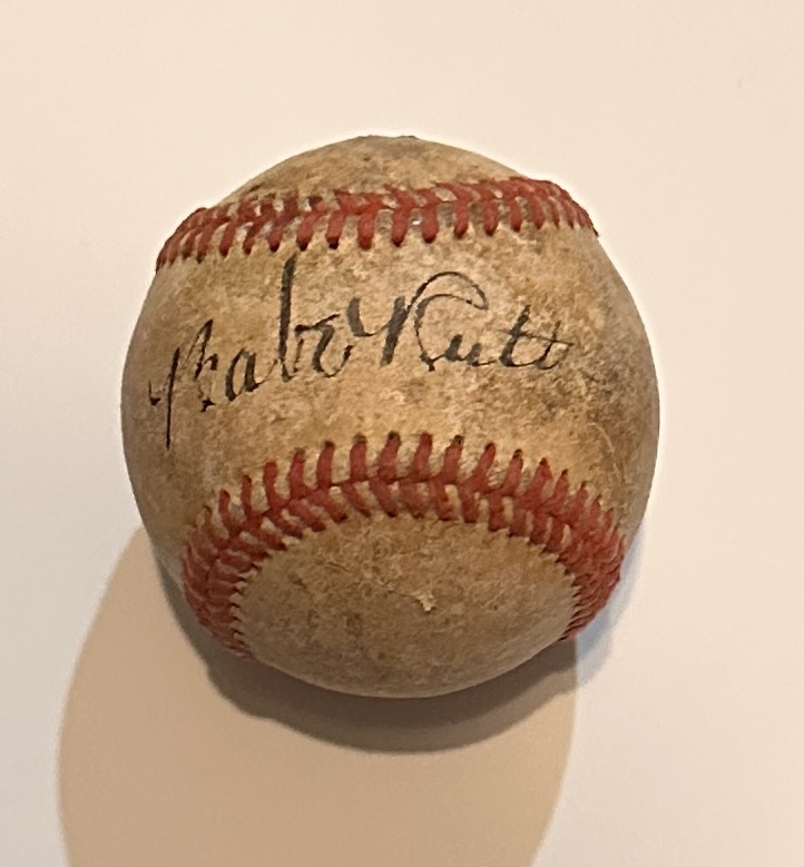 Babe Ruth Autographed Baseball w/COA