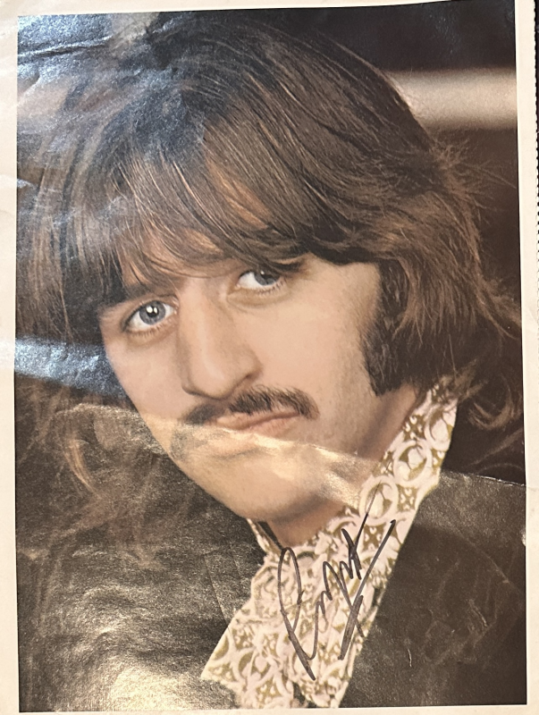 Ringo Starr Autographed Photo