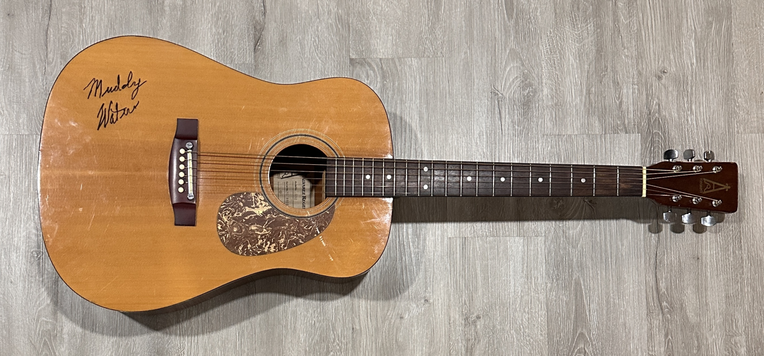 Muddy Waters Autographed Guitar 