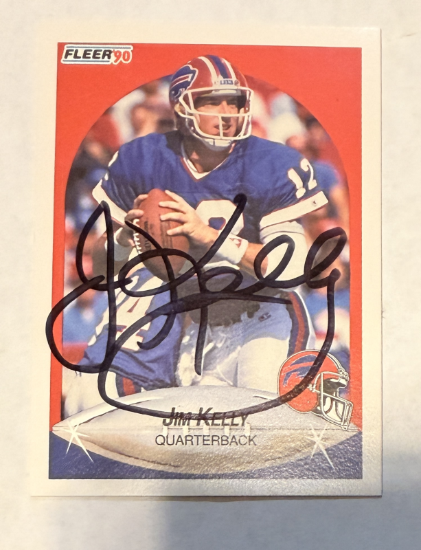 Jim Kelly Autographed CARD