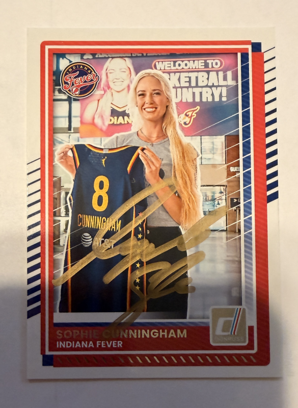 Sophie Cunningham Autographed Card
